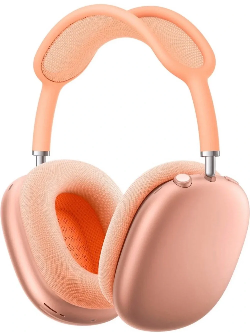 Apple Over-Ear Headphones in Peach and Orange